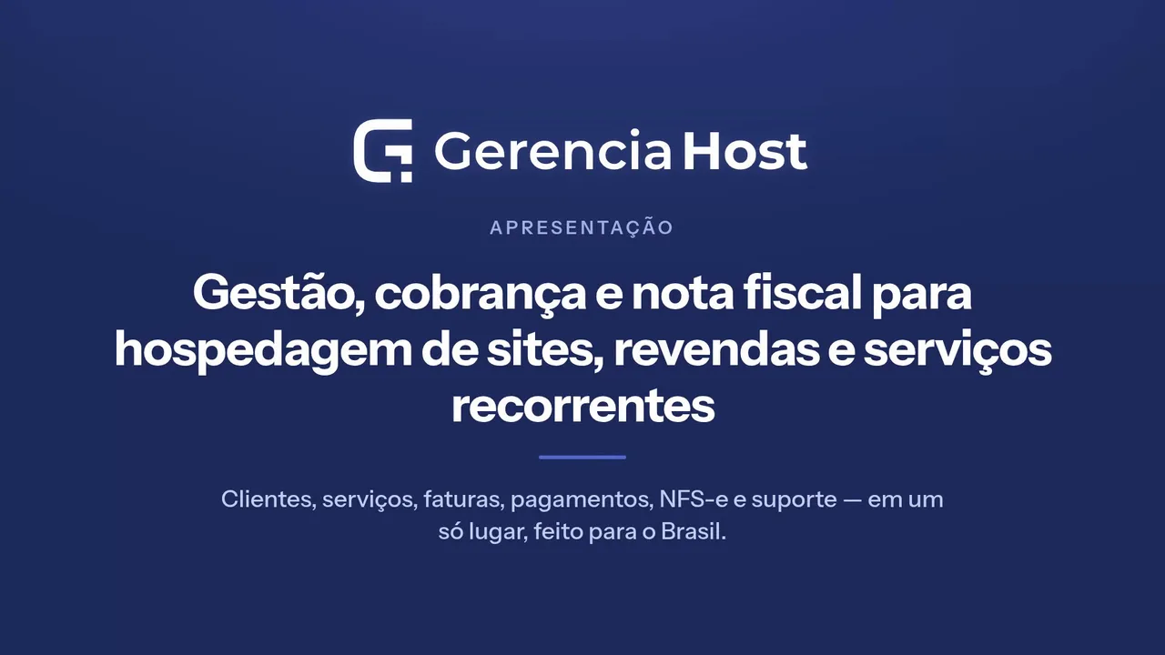 O que é o GerenciaHost